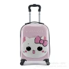 Nuevo estilo de dibujos animados niños pullrod maleta 18 "universal wheel travel case caja de regalo se puede imprimir logotipo Item Picture